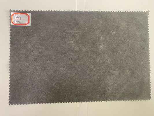 Polyester 30g Spunlaced-Vliesstoff Gray For Artificial Leather Substrate.