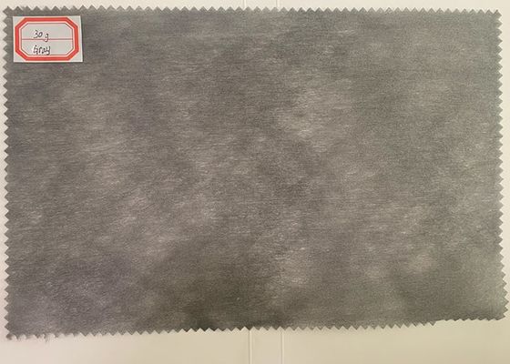 Polyester 30g Spunlaced-Vliesstoff Gray For Artificial Leather Substrate.