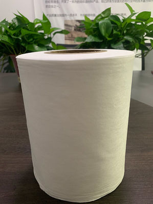 weißes Viskose 50g und Polyester nichtgewebtes Gewebe Spunlace für Baumwollgewebe, Auflagen, Feuchtpflegetücher