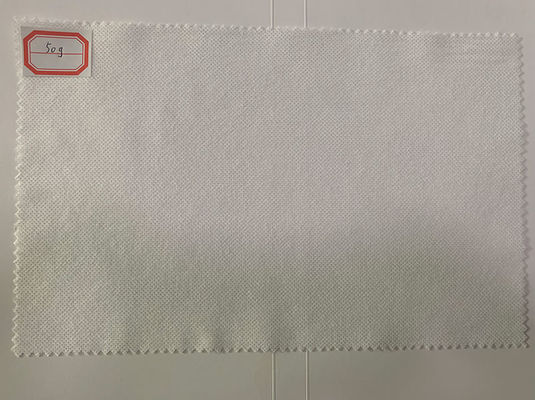 50g weißes 100%Viscose Spunlace nichtgewebter Mesh Cotton Tissue, Gesichtstuch, Feuchtpflegetücher